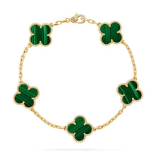 Load image into Gallery viewer, Green Clover Bracelet