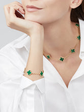 Load image into Gallery viewer, Green Clover Bracelet