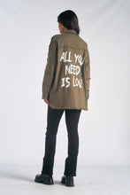 Load image into Gallery viewer, All You Need Is Love Jacket - Olive