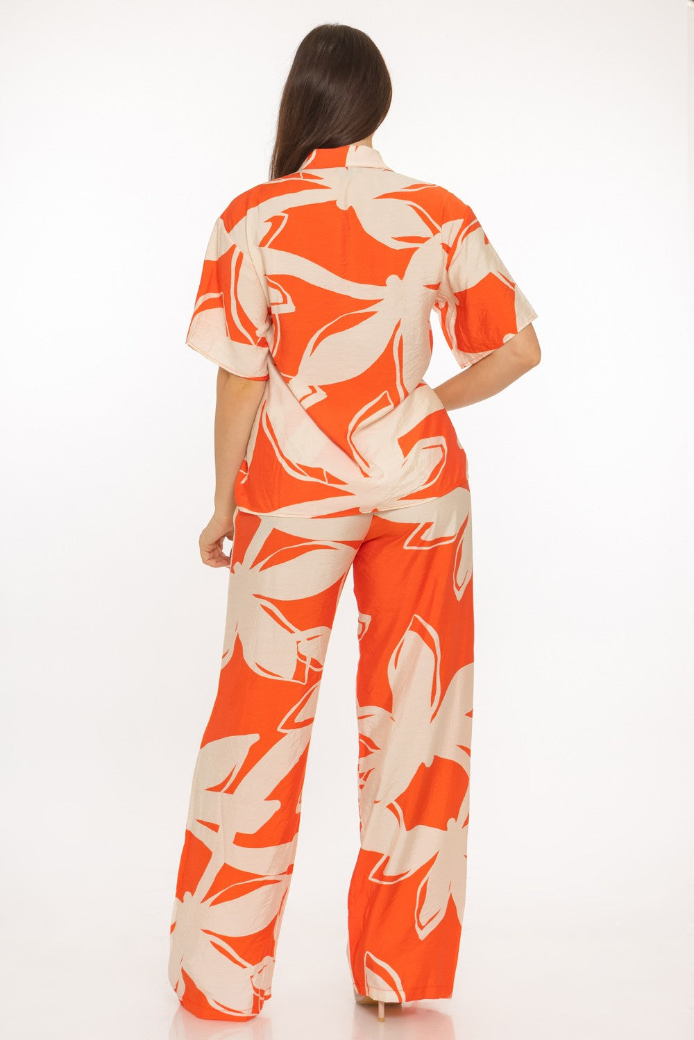 Annika Bali Print Orange Set