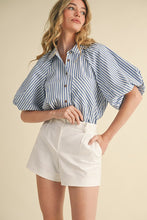 Load image into Gallery viewer, Blue Striped Top
