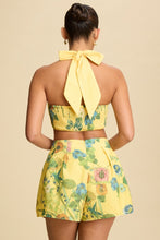 Load image into Gallery viewer, Yellow Spring Fling Shorts Set