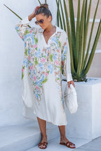 Load image into Gallery viewer, Silk Floral Shirt Dress
