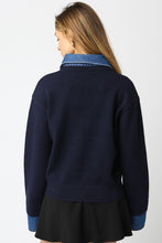 Load image into Gallery viewer, Triana Denim Knit Sweater
