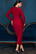 Load image into Gallery viewer, Essenia Midi Dress - Burgundy
