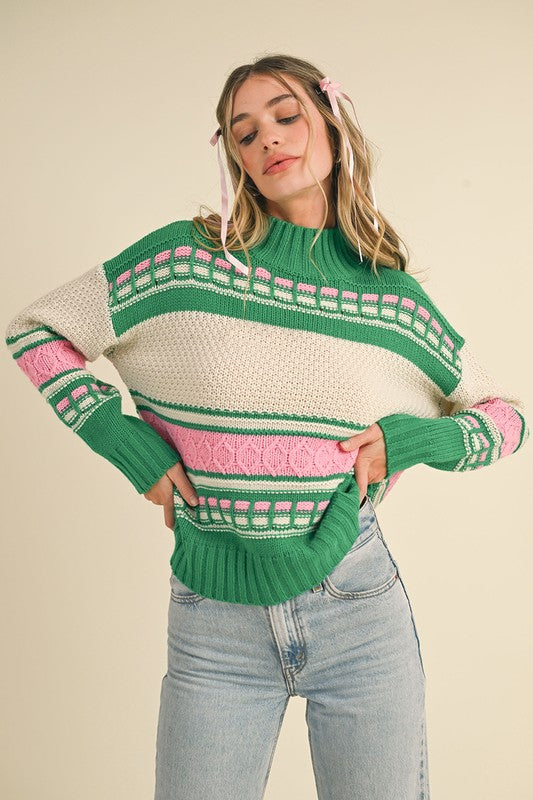 Abbie Cable Detail Sweater