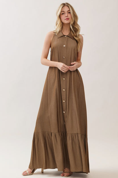 Elie Mocha Maxi Dress