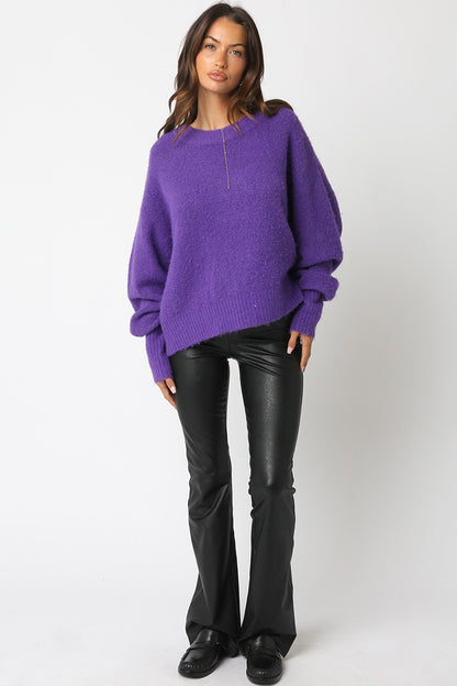 Julien Purple Sweater