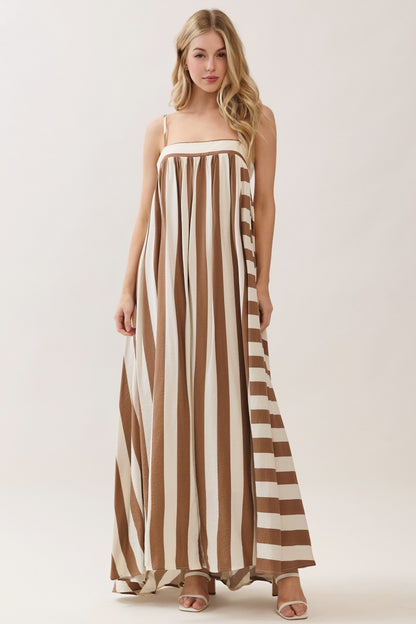 Sabina Beige Maxi Dress - Ships July 15