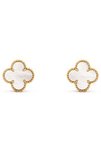 Load image into Gallery viewer, White Clover Earrings
