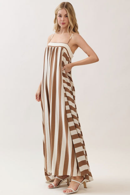 Sabina Beige Maxi Dress - Ships July 15