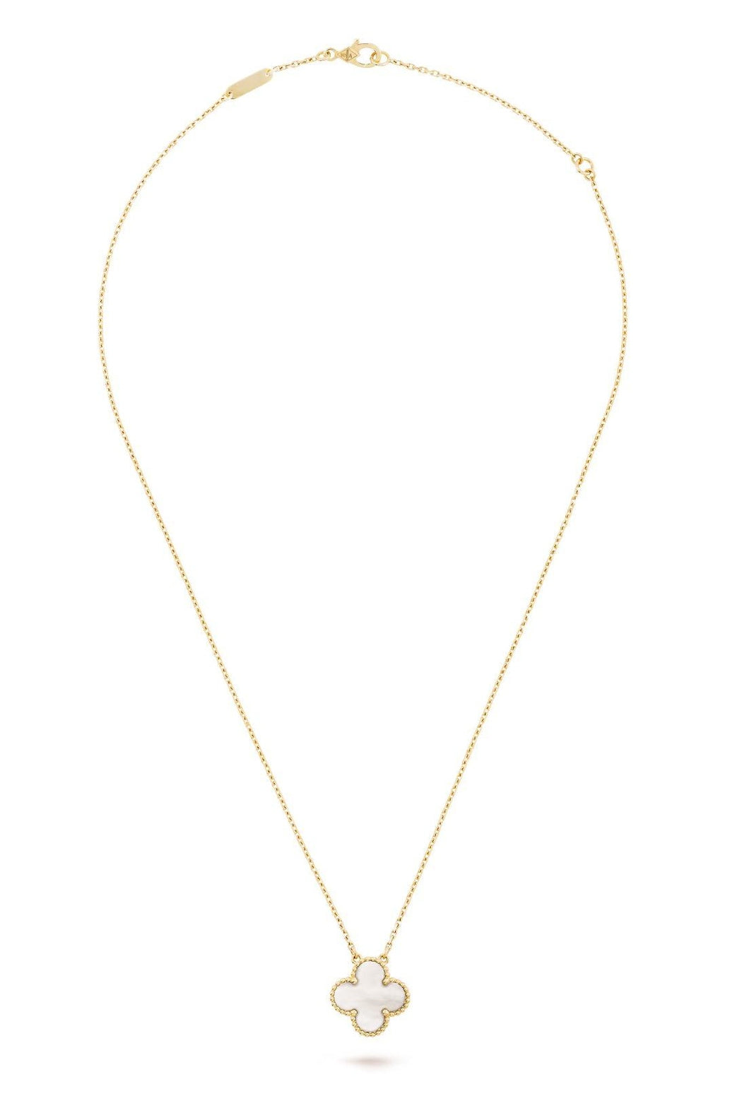 White Clover Leaf Necklace