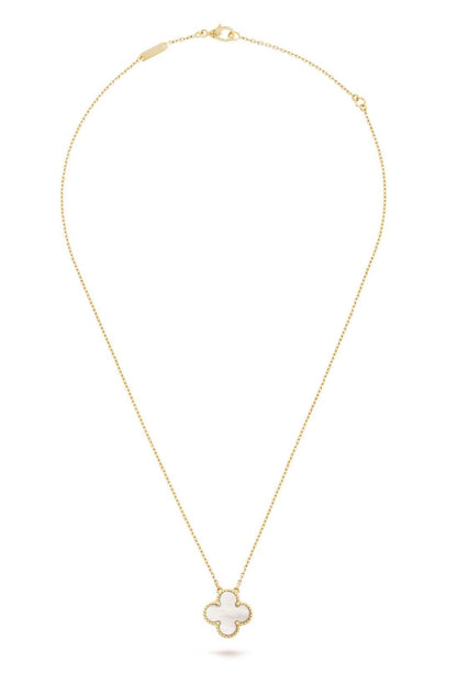 White Clover Leaf Necklace