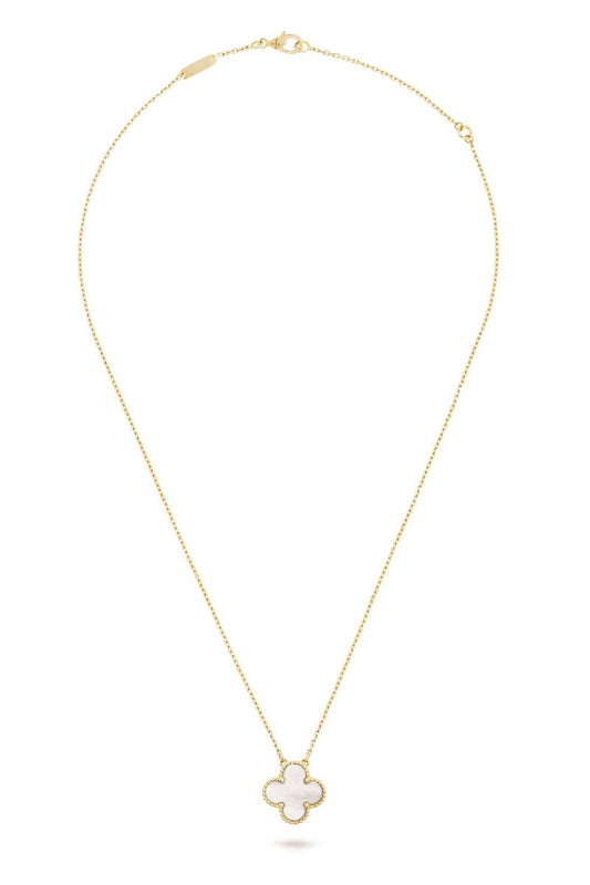 White Clover Leaf Necklace