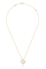 Load image into Gallery viewer, White Clover Leaf Necklace
