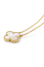 Load image into Gallery viewer, White Clover Leaf Necklace
