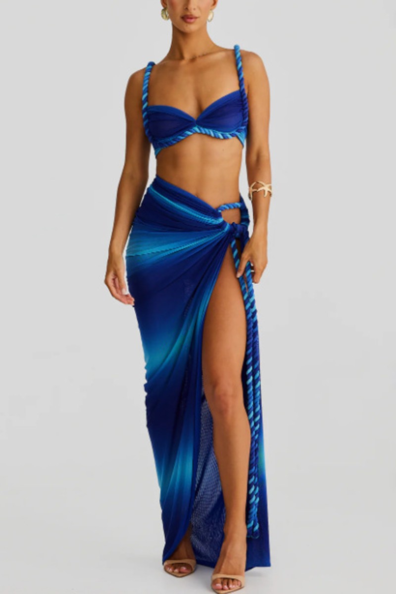 Blue Rope Detail Matching Set