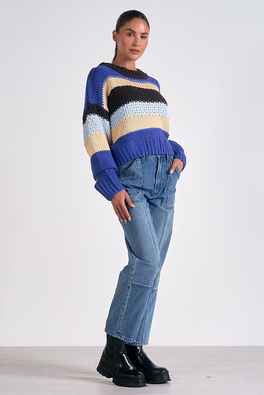 Elan Blue Sweater