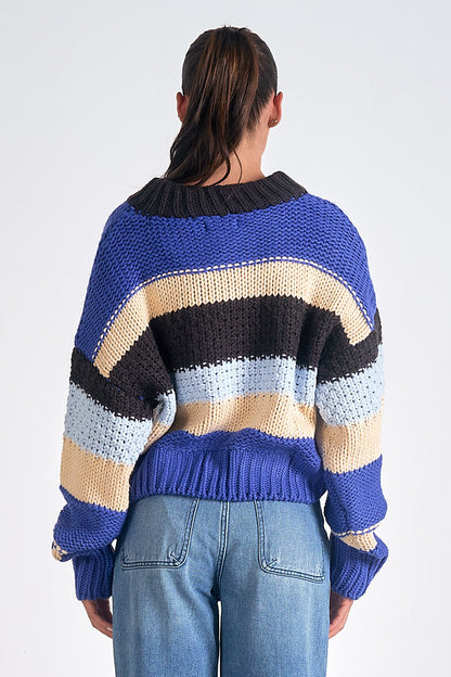 Elan Blue Sweater