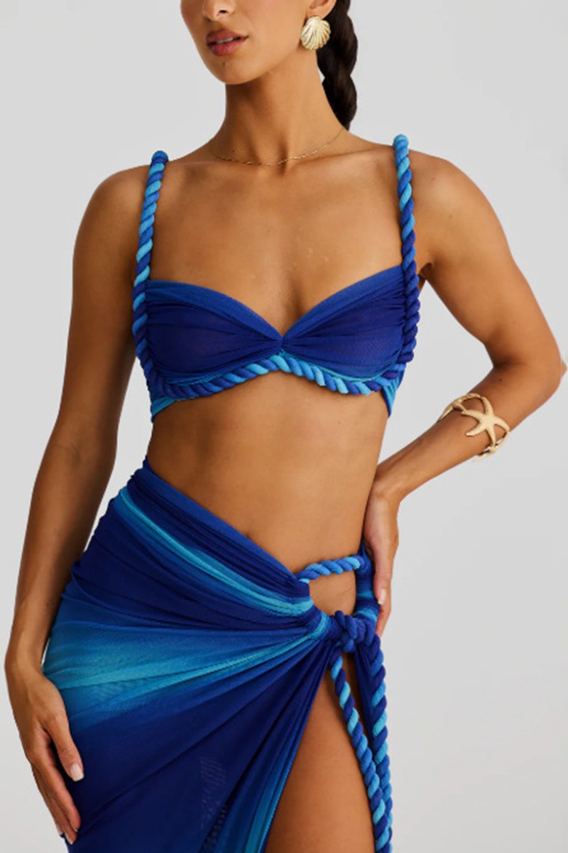 Blue Rope Detail Matching Set