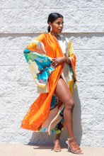 Load image into Gallery viewer, Beach Satin Kimono
