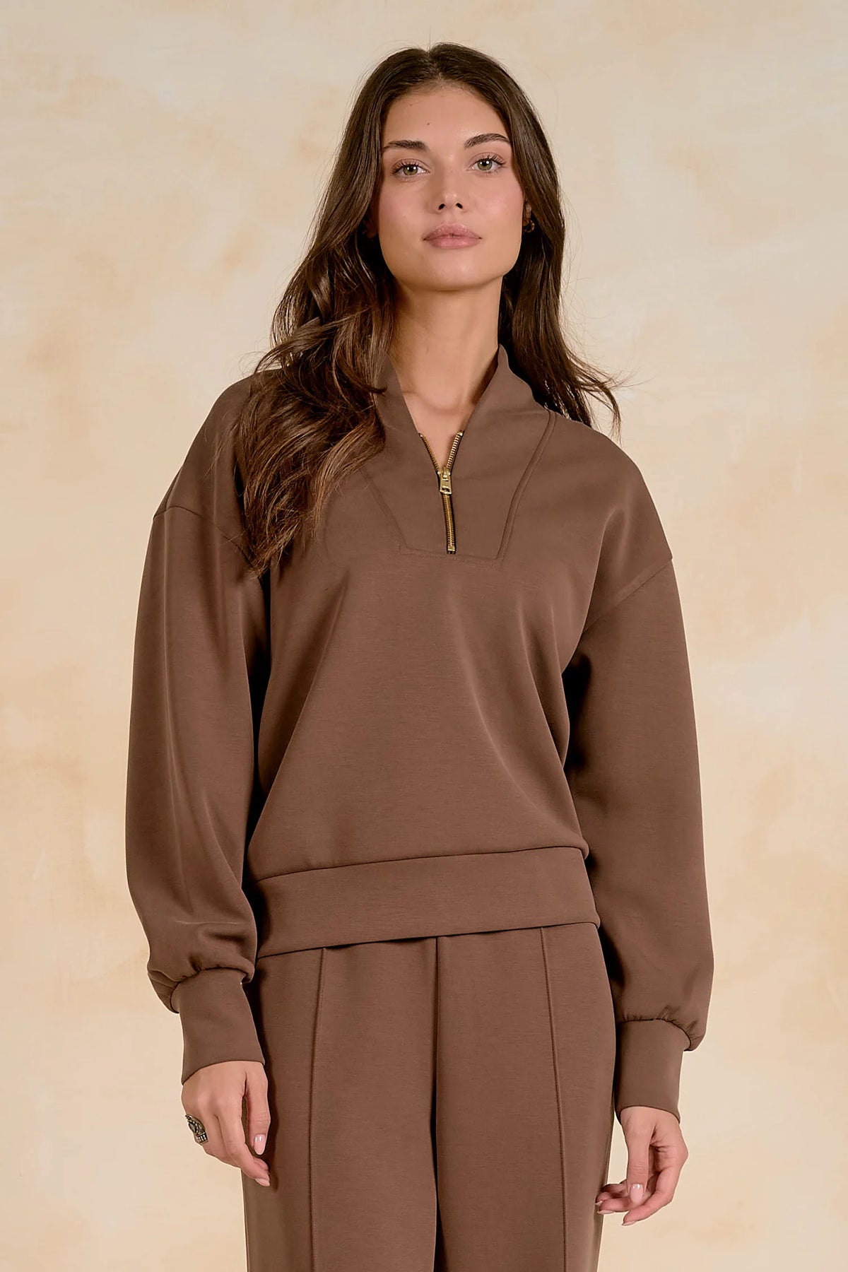 Samara Brown Jogger Set