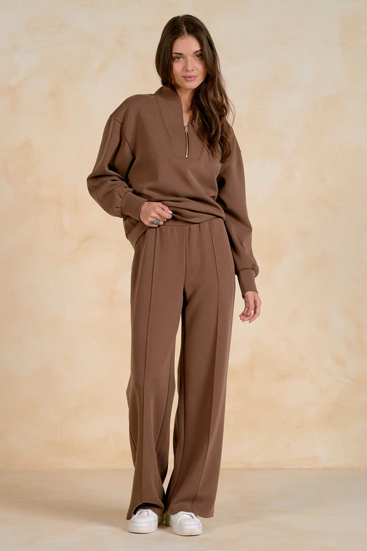 Samara Brown Jogger Set