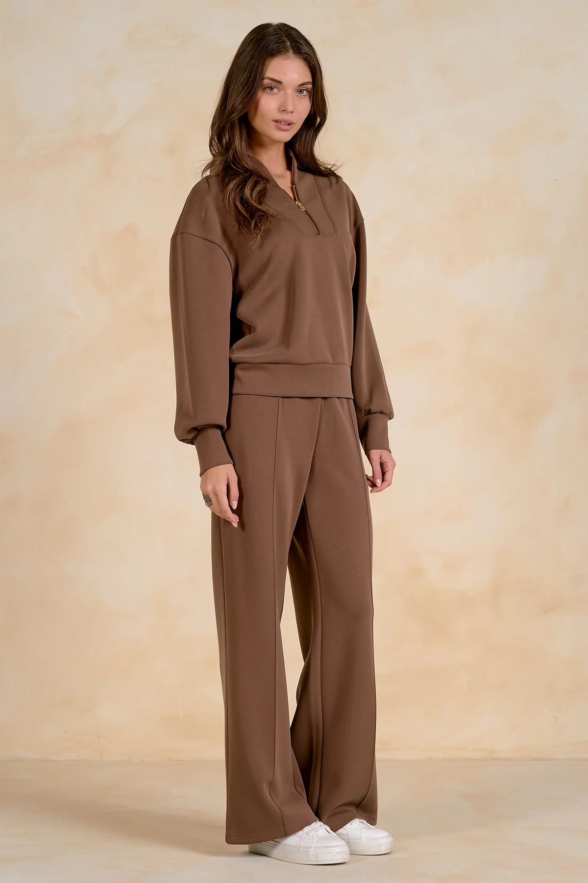 Samara Brown Jogger Set