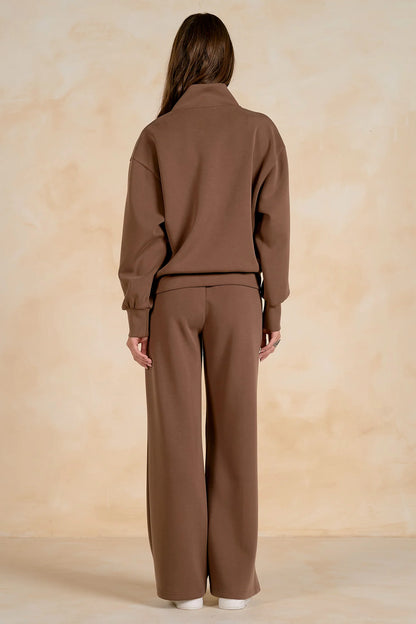 Samara Brown Jogger Set