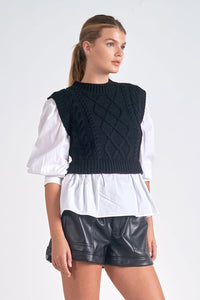 Kaia Sweater Vest Top