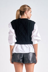 Kaia Sweater Vest Top