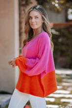 Load image into Gallery viewer, Claudia Colorblock Sweater Top
