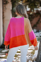 Load image into Gallery viewer, Claudia Colorblock Sweater Top
