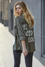 Load image into Gallery viewer, All You Need Is Love Jacket - Olive
