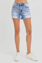 Load image into Gallery viewer, High Rise Distressed Shorts
