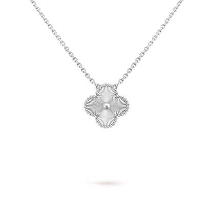 Silver Clover Leaf Necklace