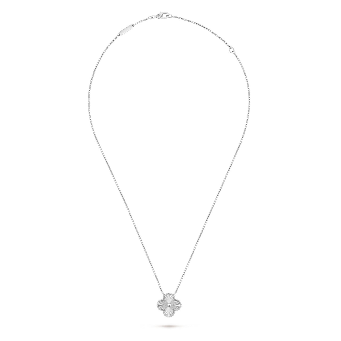 Silver Clover Leaf Necklace