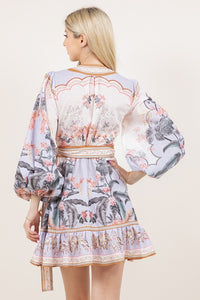 Andrea Printed Dress