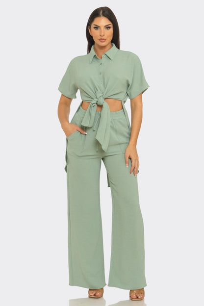 Sage Green Matching Set