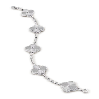 Silver Clover Leaf Bracelet