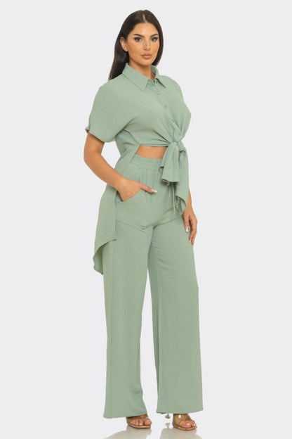 Sage Green Matching Set