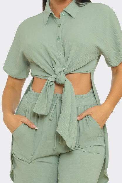 Sage Green Matching Set