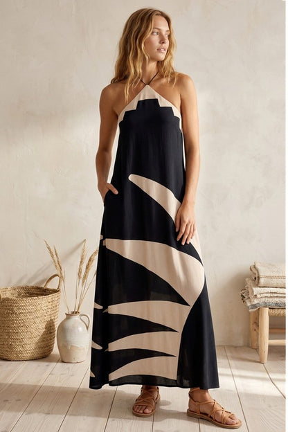 Nicolina Halter Maxi Dress