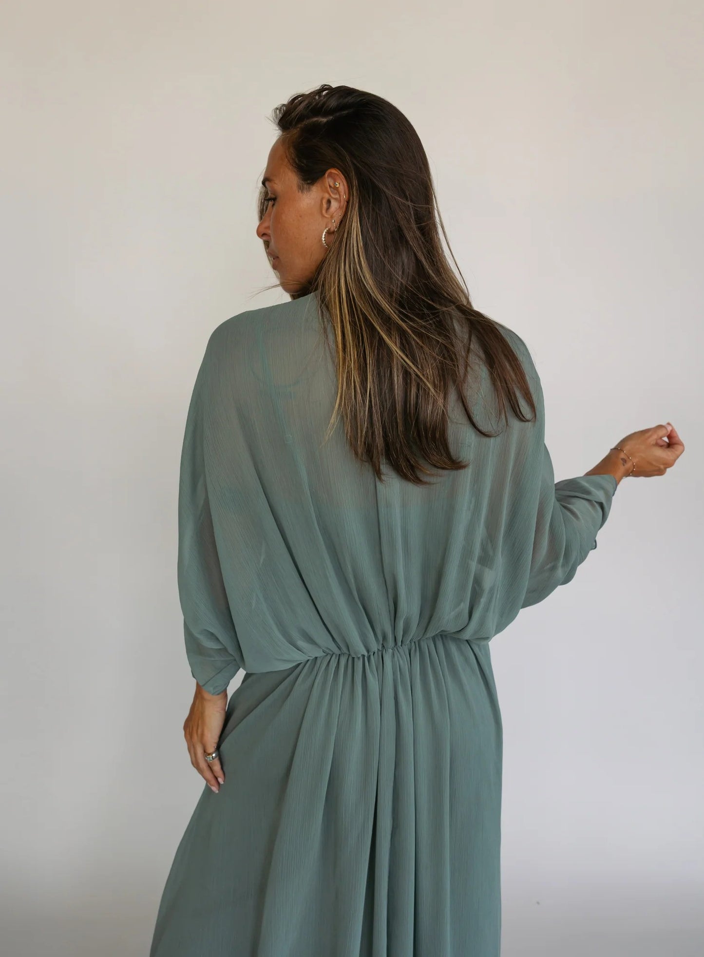 Cassidy Cape Sleeve Dress