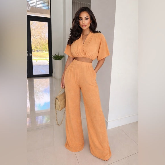 Camille Orange Matching Set