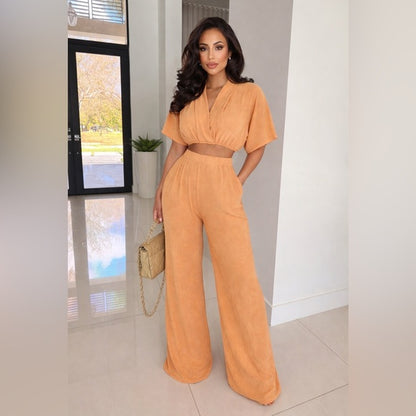 Camille Orange Matching Set