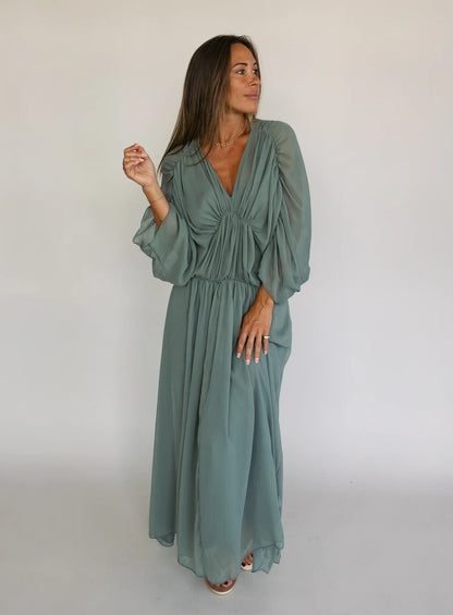 Cassidy Cape Sleeve Dress