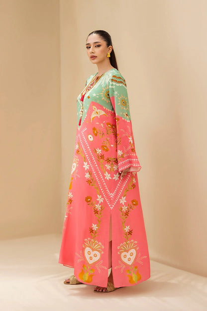 Pink & Green Kaftan