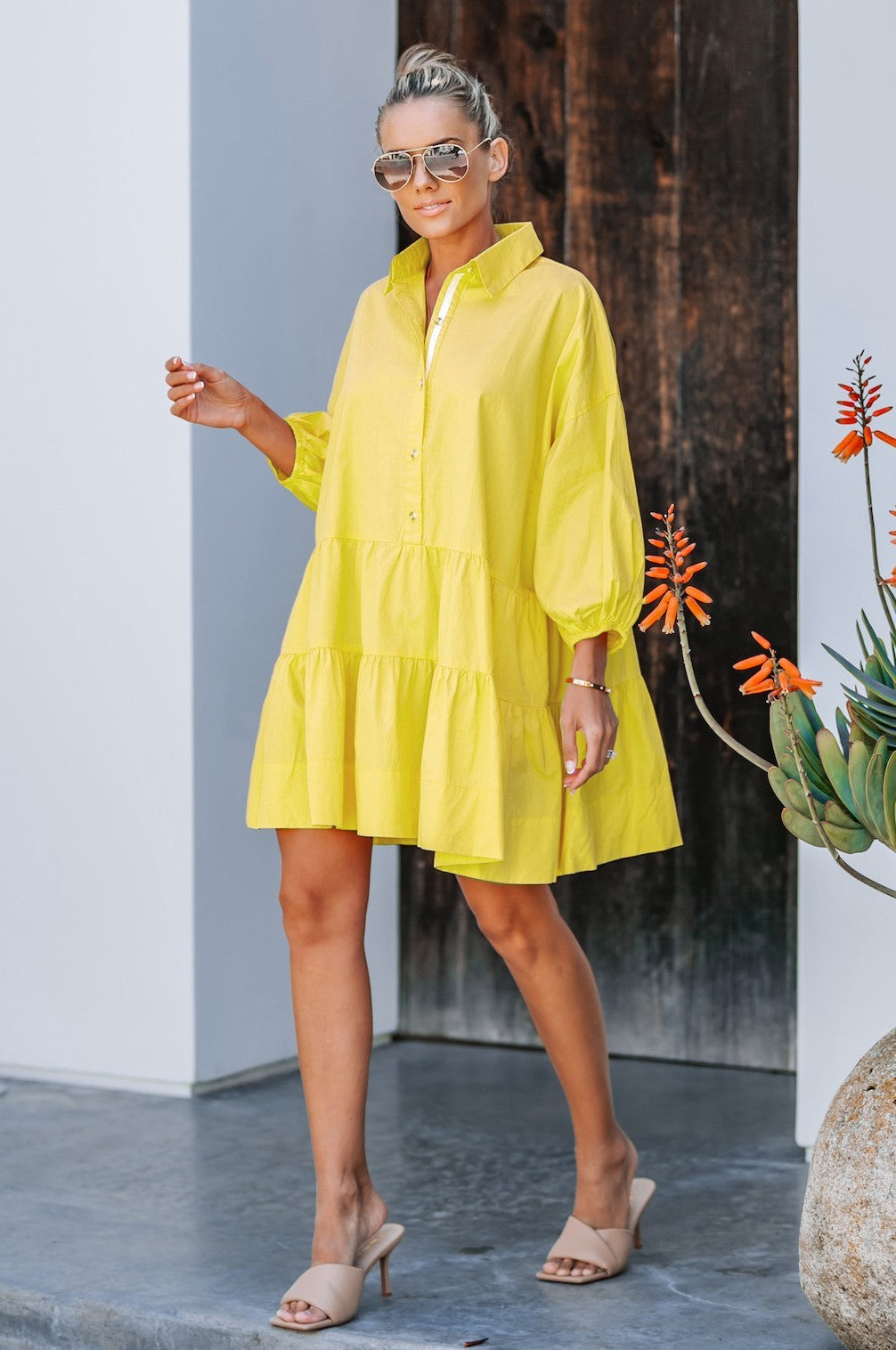 Cinzia Yellow Dress