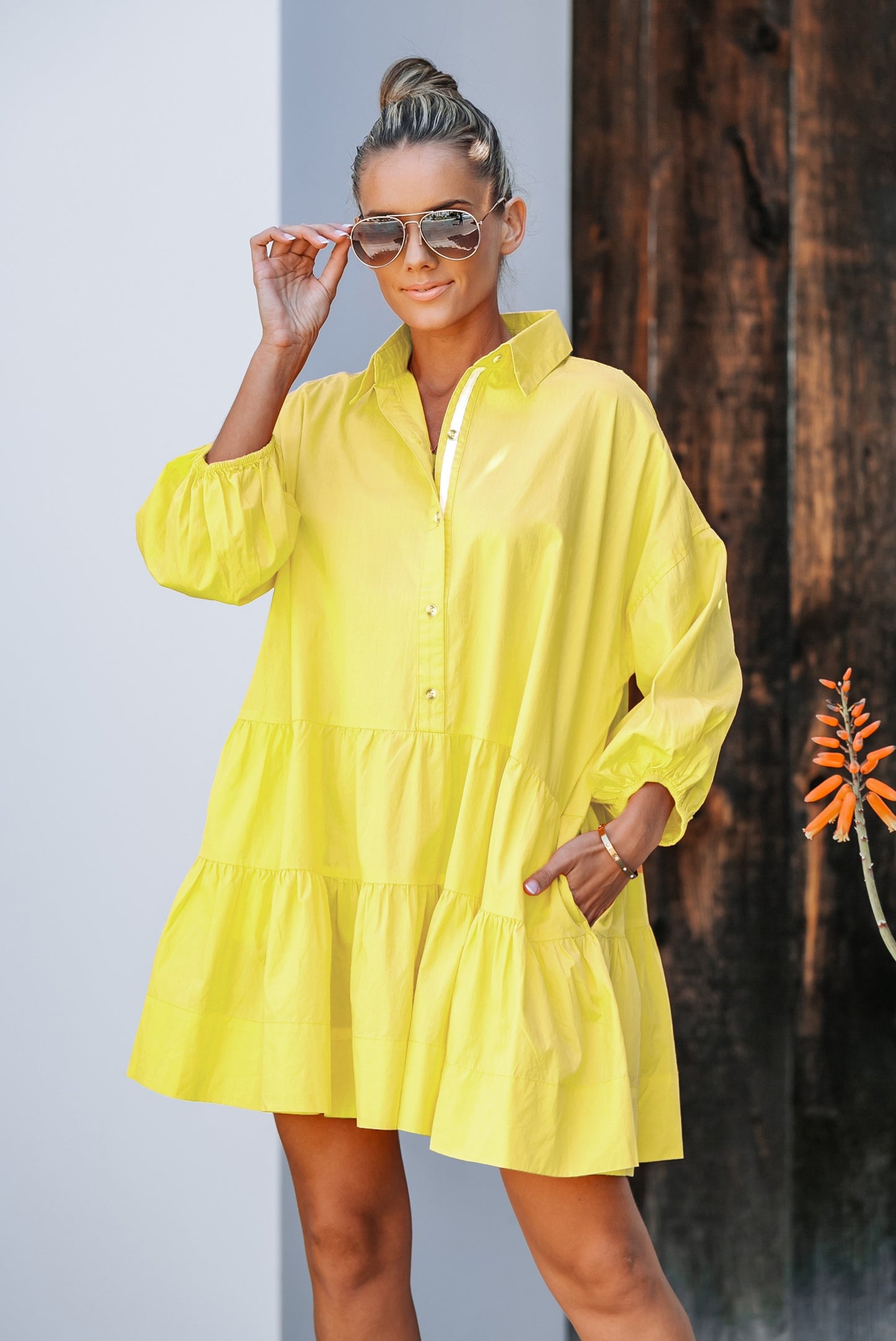 Cinzia Yellow Dress